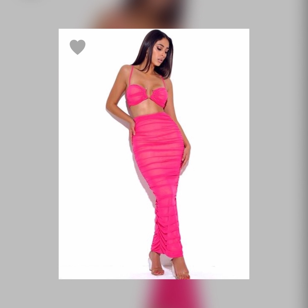 Miss Circle mesh dress